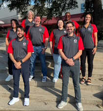 Eight people on the administrative team